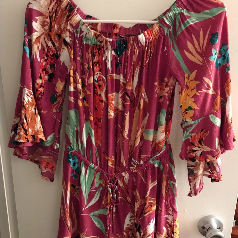 Express Women’s Multicolor Floral Romper